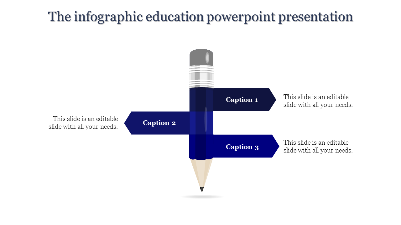 education powerpoint presentation-The infographic education powerpoint presentation-Blue